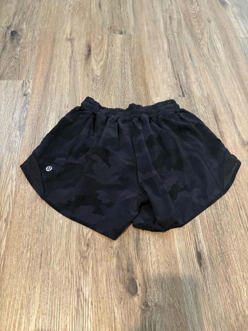 lululemon athletica Black Camo Athletic Shorts